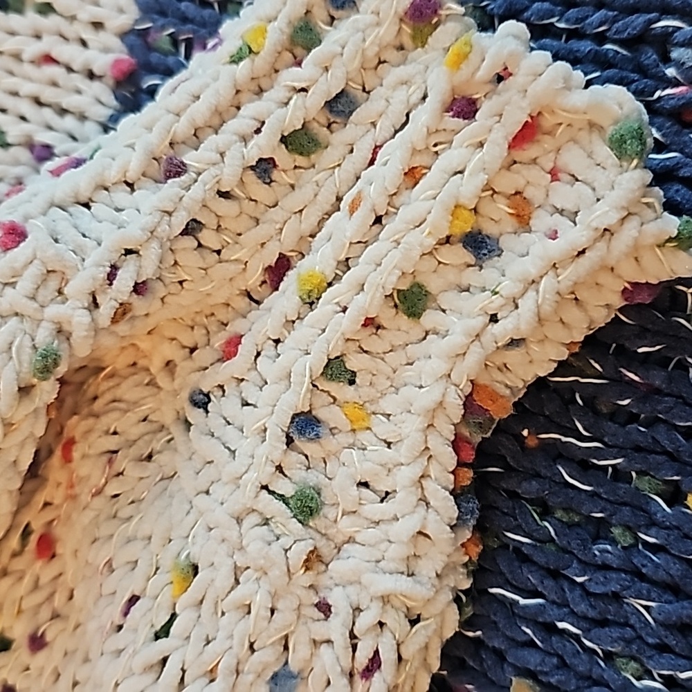 POL Multicolor Speckled Knit Hoodie NEW - Picture 2 of 7